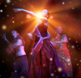 Orientalisk dansshow med Arabesque