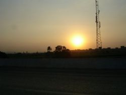 En solnedgng i Kairo