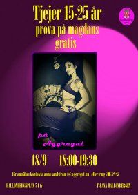 Gratis magdansworkshop fr tjejer