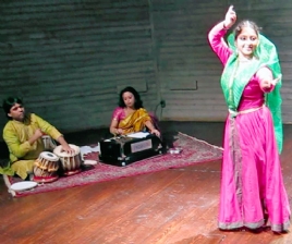 Indisk klassisk konsert med kathakdans